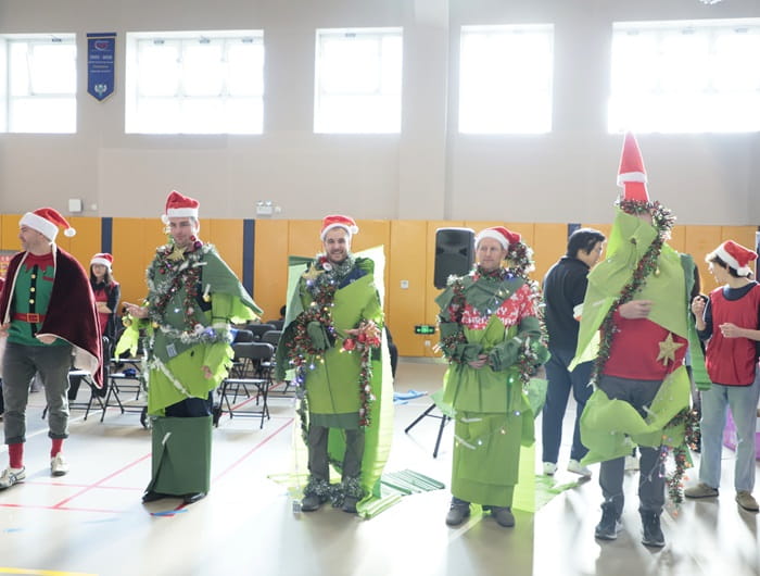 Human Christmas Tree