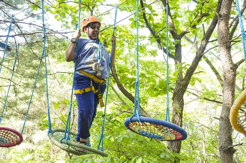 Rope park adventure