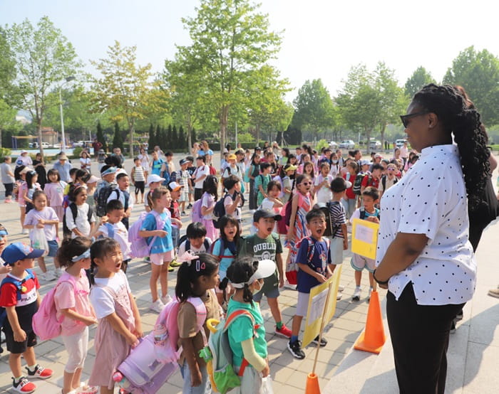 First day of school in elementary