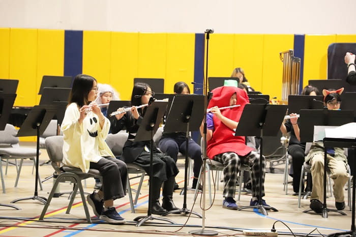 Halloween concert in secondary school