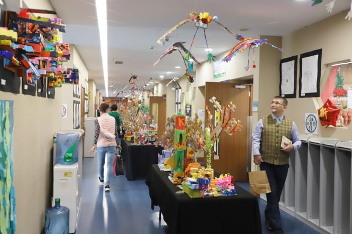 Artworks in the elementary school