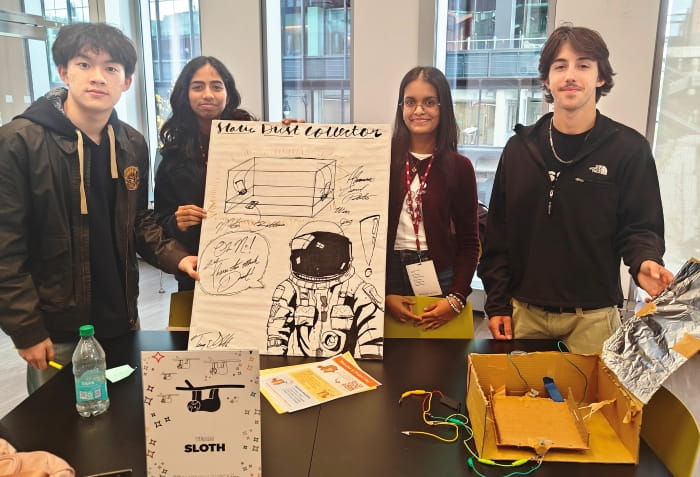 dust vibrator project for zero gravity