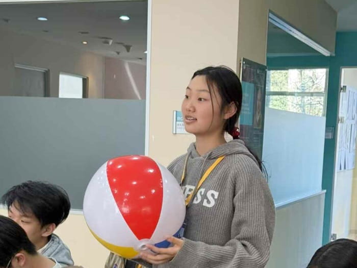 Alisha with the DMECC ball