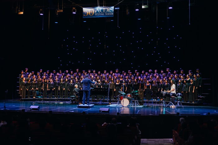 Honor Choir performance