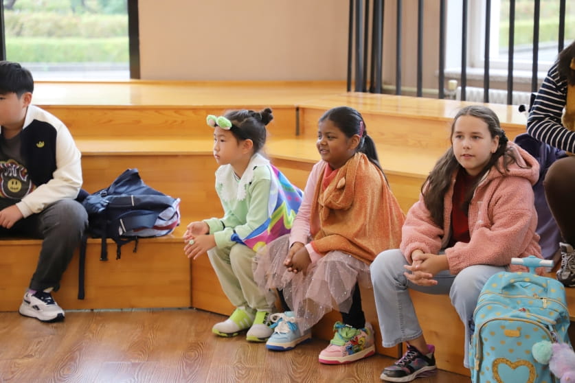 Students sitting