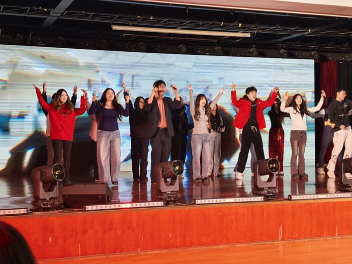 Opening performance at the Talent Show