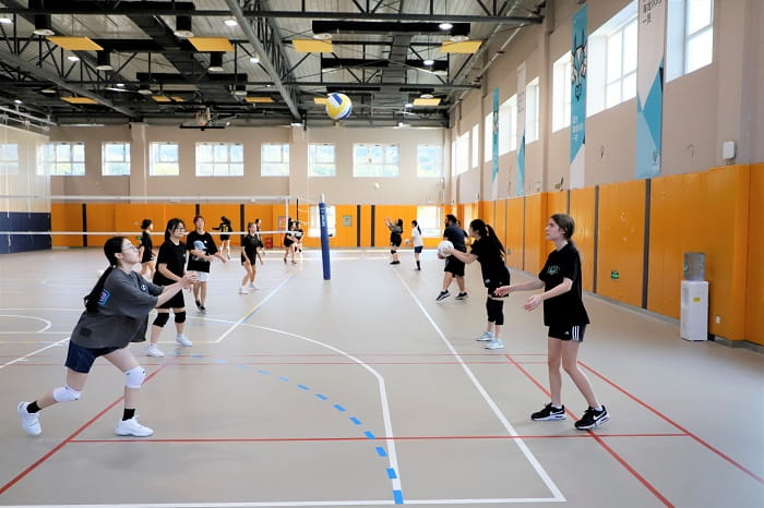 Volleyball practice